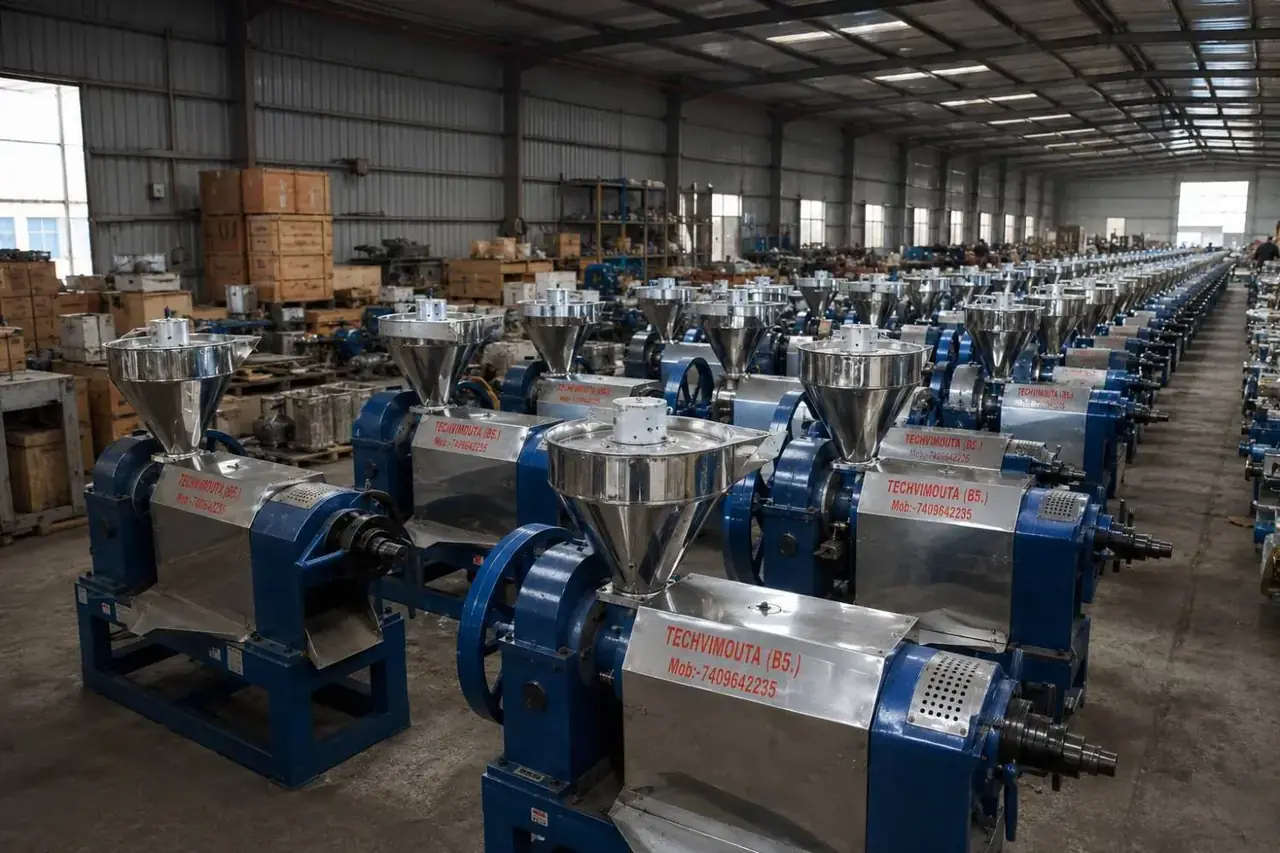 TechVMouta Heavy Duty Oil Expeller
